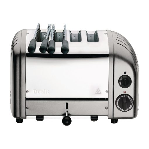 Dualit 2 x 2 Combi Vario 4 Slice Toaster Silver 42171 (CD360)