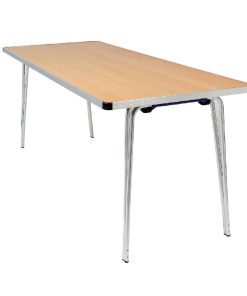 Gopak Contour Folding Table Oak 4ft (CD584)