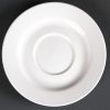 Lumina Fine China Round Saucers 143mm (Pack of 6) (CD646)