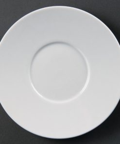Olympia Whiteware Elegant Saucers 148mm (Pack of 12) (CD737)