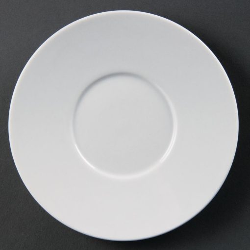 Olympia Whiteware Elegant Saucers 148mm (Pack of 12) (CD737)