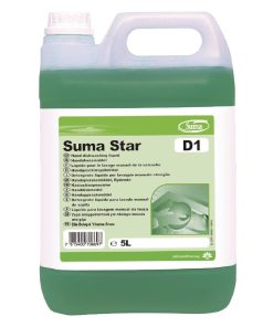 Suma Star D1 Washing Up Liquid Concentrate 5Ltr (2 Pack) (CD752)