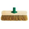 Jantex Wooden Broom Head Soft Coco 12in (CD796)