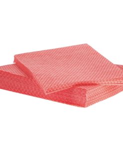 Jantex Solonet Cloths Red (Pack of 50) (CD809)