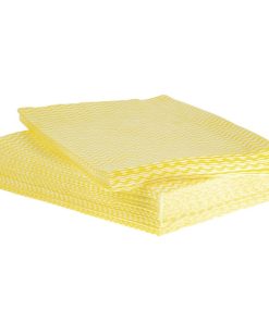 Jantex Solonet Cloths Yellow (Pack of 50) (CD810)