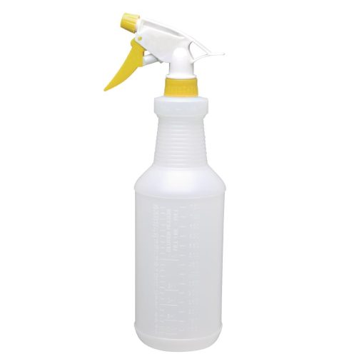Jantex Colour-Coded Trigger Spray Bottle Yellow 750ml (CD816)
