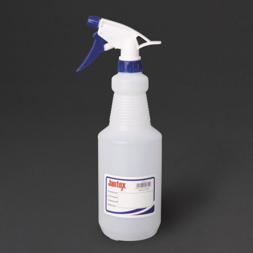 Jantex Colour-Coded Trigger Spray Bottle Blue 750ml (CD817)