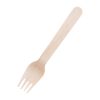 Fiesta Green Biodegradable Disposable Wooden Forks (Pack of 100) (CD903)