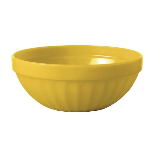 Kristallon Polycarbonate Bowls Yellow 102mm (Pack of 12) (CE274)