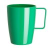 Kristallon Polycarbonate Handled Beakers Green 284ml (Pack of 12) (CE287)