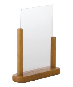 Securit Acrylic Menu Holder With Wooden Frame A5 (CE408)