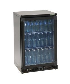 Gamko Bottle Cooler - Single Hinged Door 150 Ltr Black (CE550)