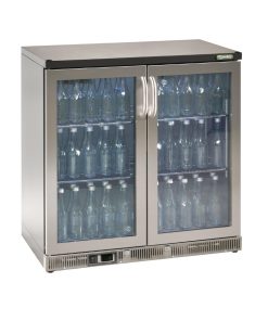 Gamko Bottle Cooler - Double Hinged Door 250 Ltr Stainless Steel (CE559)