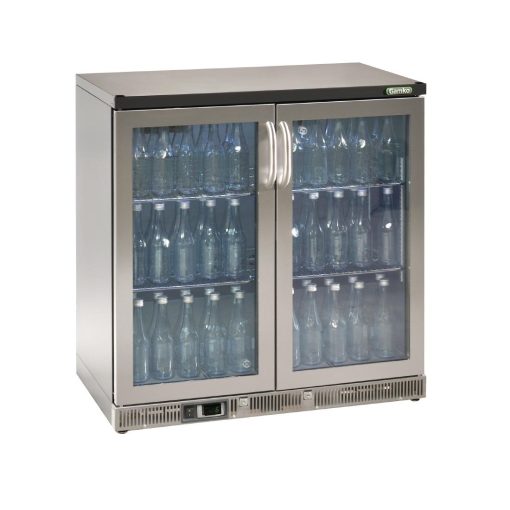 Gamko Bottle Cooler - Double Hinged Door 250 Ltr Stainless Steel (CE559)