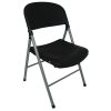 Bolero Foldaway Utility Chairs Black (Pack of 2) (CE693)