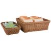 Polypropylene Brown Rattan Basket 1/2 GN (CF306)