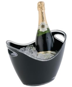 APS Black Acrylic Wine And Champagne Bucket (CF312)