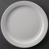 Athena Hotelware Narrow Rimmed Plates 226mm (Pack of 12) (CF363)