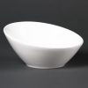 Lumina Fine China Oval Sloping Bowls 148mm (Pack of 6) (CF383)
