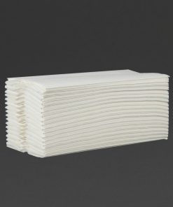 Jantex C Fold Paper Hand Towels White 2-Ply 160 Sheets (Pack of 15) (CF796)