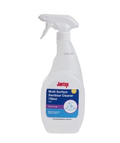 Jantex Kitchen Cleaner and Sanitiser Ready To Use 750ml (Single Pack) (CF968)