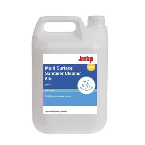 Jantex Kitchen Cleaner and Sanitiser Concentrate 5Ltr (Single Pack) (CF969)