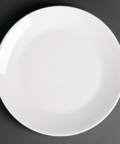 Royal Porcelain Classic White Coupe Plates 240mm (Pack of 12) (CG004)