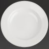 Royal Porcelain Classic White Wide Rim Plates 160mm (Pack of 12) (CG006)