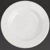 Royal Porcelain Classic White Wide Rim Plates 280mm (Pack of 12) (CG010)