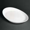 Royal Porcelain Classic White Oval Plates 340mm (Pack of 12) (CG016)