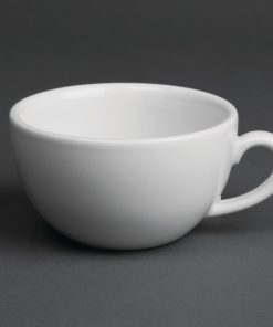 Royal Porcelain Classic White Cappuccino Cups 200ml (Pack of 12) (CG023)