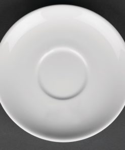 Royal Porcelain Classic White Tea Cup Saucers 150mm (Pack of 12) (CG035)