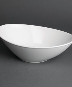 Royal Porcelain Classic White Salad Bowls 250mm (Pack of 6) (CG061)