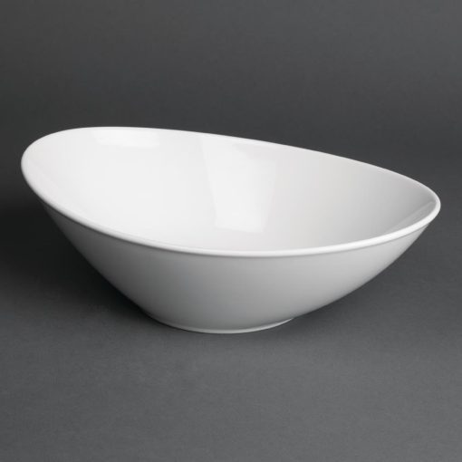 Royal Porcelain Classic White Salad Bowls 250mm (Pack of 6) (CG061)