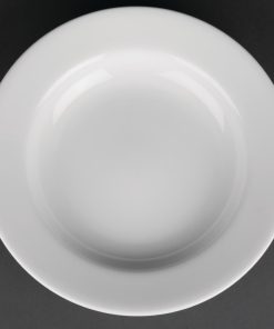 Royal Porcelain Classic White Soup Plates 235mm (Pack of 12) (CG062)