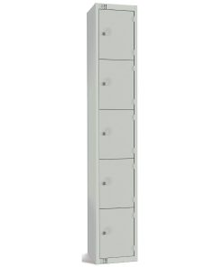 Elite Five Door Manual Combination Locker Locker Grey (CG610-CL)