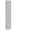 Elite Five Door Manual Combination Locker Locker Grey with Sloping Top (CG615-CLS)