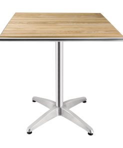 Bolero Square Ash Bistro Table Top 700mm (CG835)
