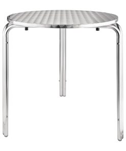 Bolero Round Stainless Steel Bistro Table 700mm (CG836)