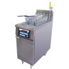 Falcon Infinity Single Tank Twin Basket Free Standing Natural Gas Filtration Fryer G2844F (CG966-N)