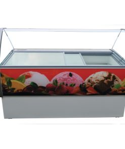 Crystal Venus Elegante 10 Pan Ice Cream Display Counter VenusEle46 (CK645)