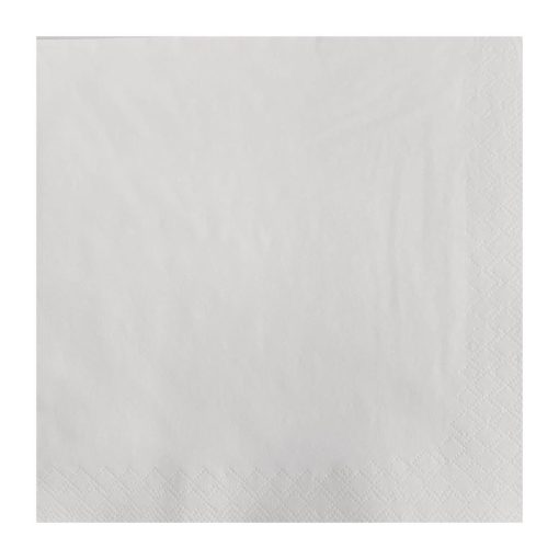 Fasana Lunch Napkins White 330mm (Pack of 1500) (CK874)