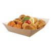 Colpac Compostable Kraft Food Trays Medium 148mm (Pack of 500) (CK936)