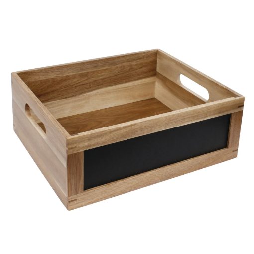 Olympia Bread Crate with Chalkboard 1/2 GN (CL191)