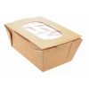 Huhtamaki Recyclable Paperboard Takeaway Boxes With Window Small 700ml / 24oz (Pack of 360) (CL315)