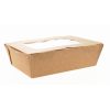 Huhtamaki Recyclable Paperboard Takeaway Boxes With Window Large 1500ml / 52oz (Pack of 180) (CL317)