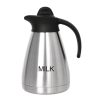 Olympia Screwtop Vacuum Milk Jug 1Ltr (CL372)