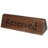 Olympia Acacia Menu Holder and Reserved Sign (Pack of 10) (CL381)