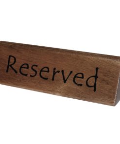 Olympia Acacia Menu Holder and Reserved Sign (Pack of 10) (CL381)