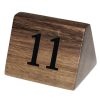 Olympia Acacia Table Number Signs Numbers 11-20 (CL393)